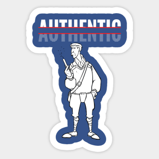 authentic cartoon Sticker